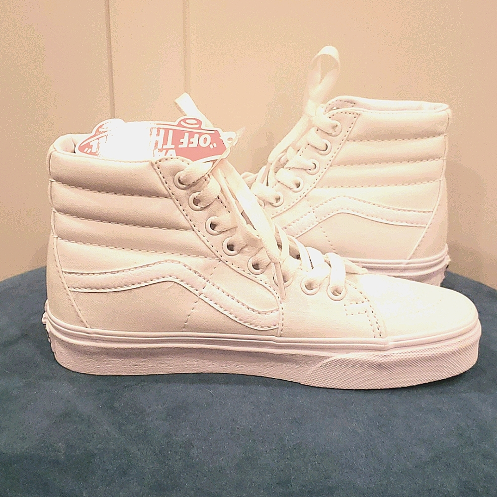 Van's White Sk8 men's 4.0 women's 5.5